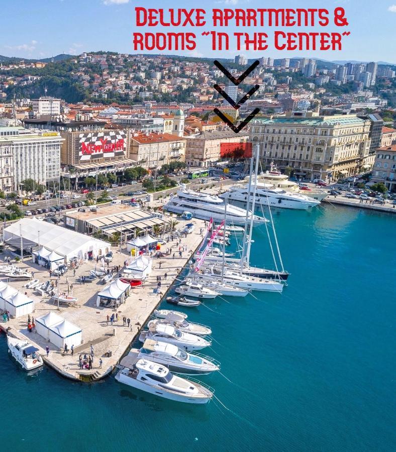 Deluxe Apartments & Rooms "In The Center" Rijeka Bagian luar foto